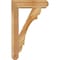 Ekena Millwork Olympic Craftsman Rough Sawn Bracket w/ Offset Brace, Western Red Cedar, 6"W x 20"D x 32"H BKT0604X20X32OLY04RWR - alternate 3